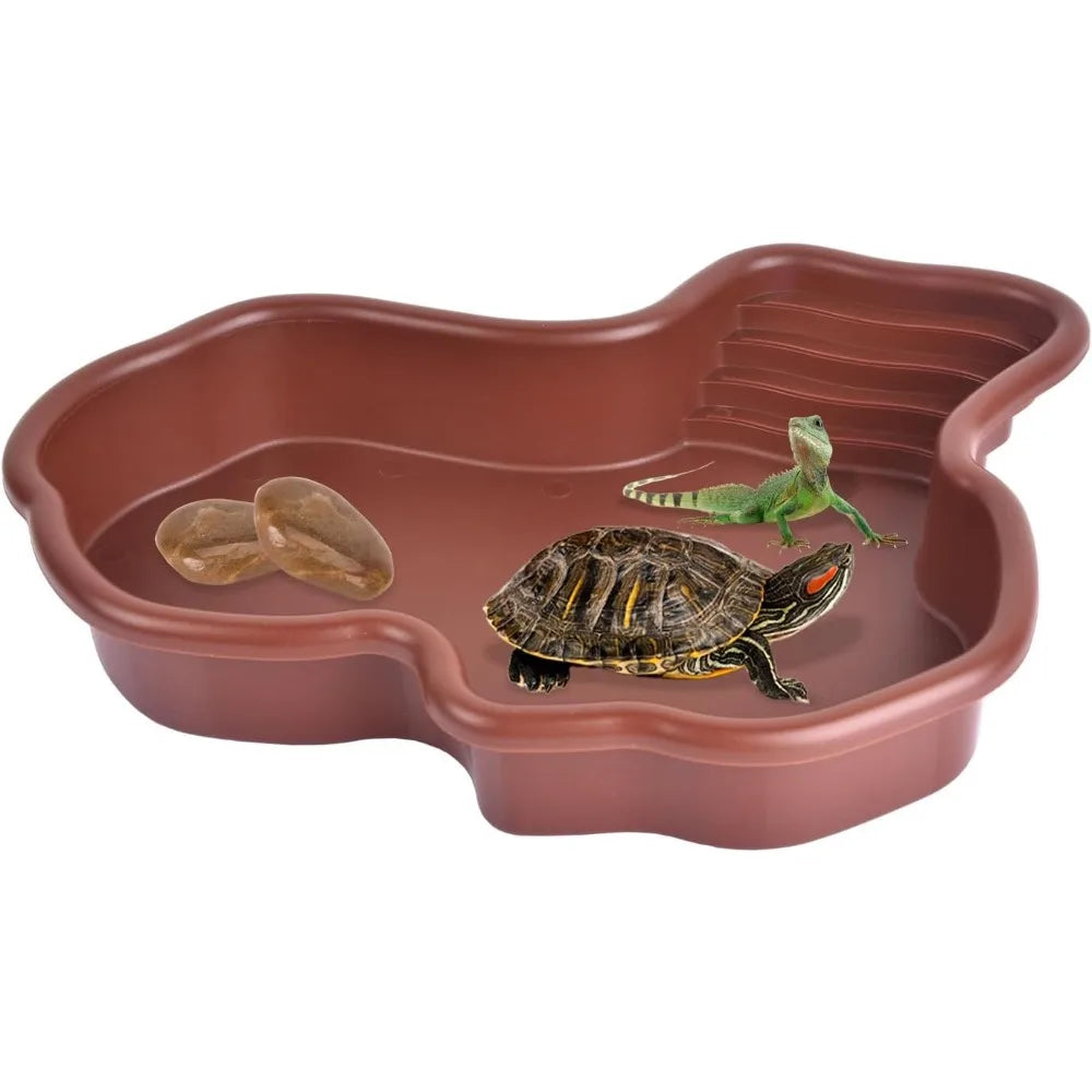 Reptile Bathing Pool with Ramp