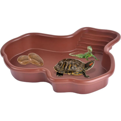 Reptile Bathing Pool with Ramp