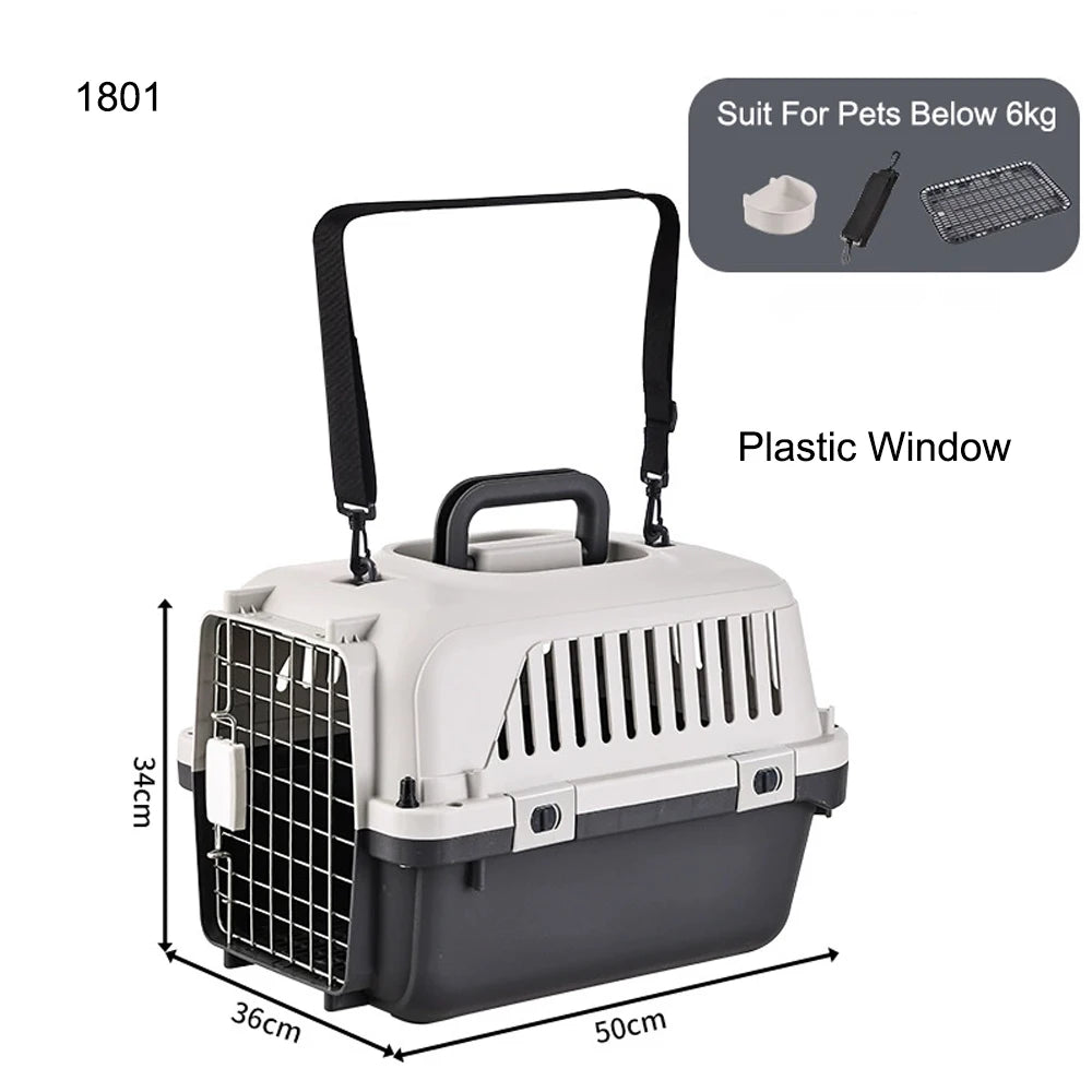 33” Airline-Approved Large Dog Travel Crate