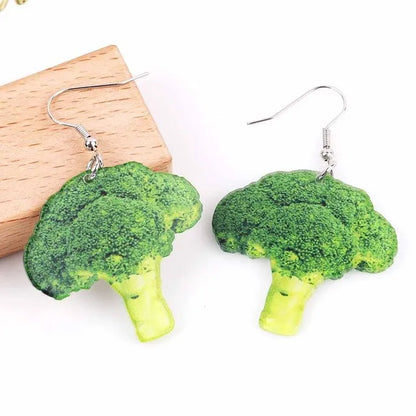 Fruit Vegetables Acrylic Drop Earrings