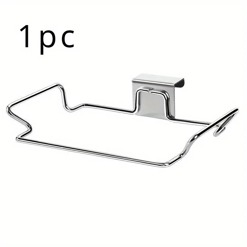 Stainless Steel Cabinet Door Trash Bin Holder