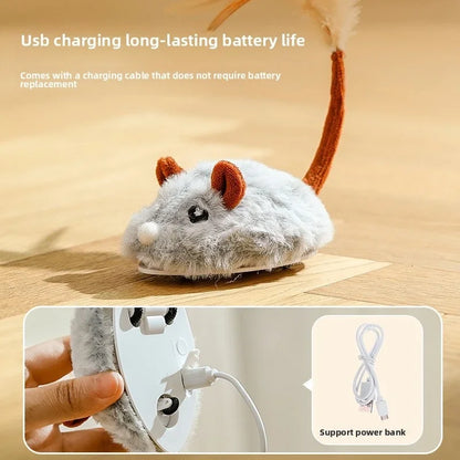Interactive Moving Mouse Cat Toy