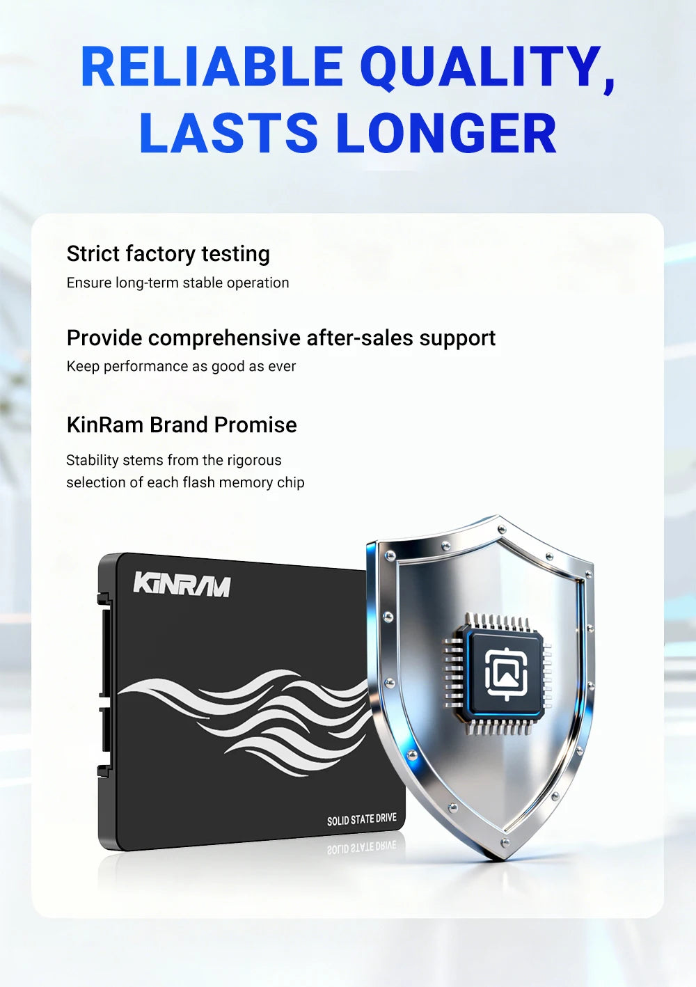 KinRam SATA III SSD for Desktop & Laptop – High-Speed Internal Storage Upgrade