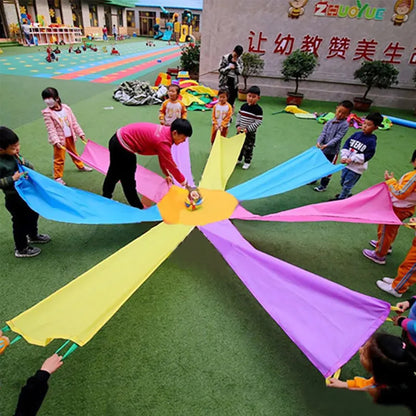 Outdoor Big Rainbow Parachute Toy