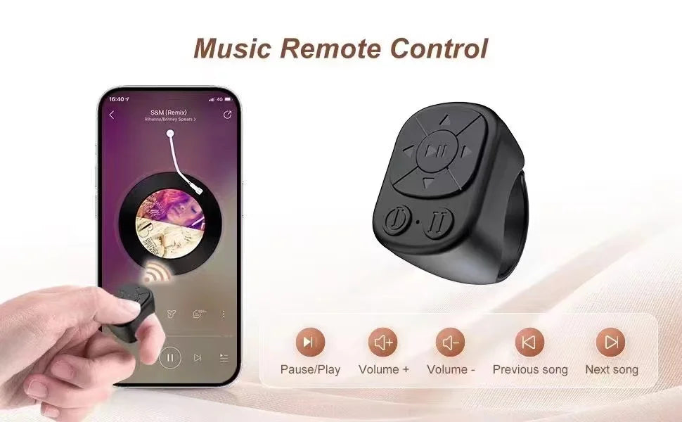 Bluetooth Touchpad Ring Remote Control