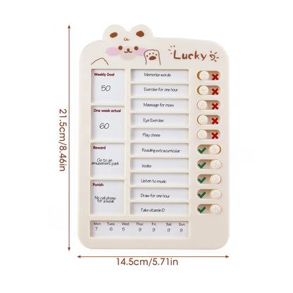 Reusable Kids Chore Chart Checklist Board