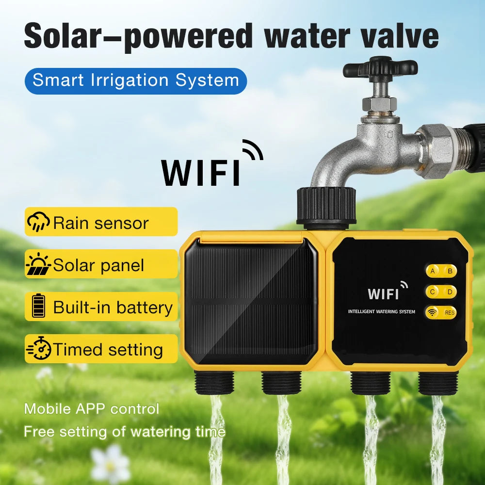 Smart Solar WiFi Irrigation Timer