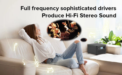 Portable Bluetooth CD Player with FM Radio