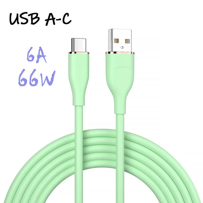 66W USB-C Silicone Cable