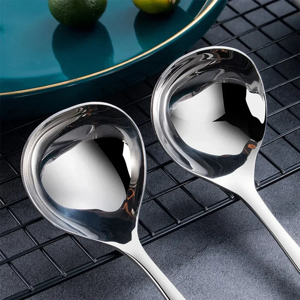 Stainless Steel Long Handle Soup Spoon