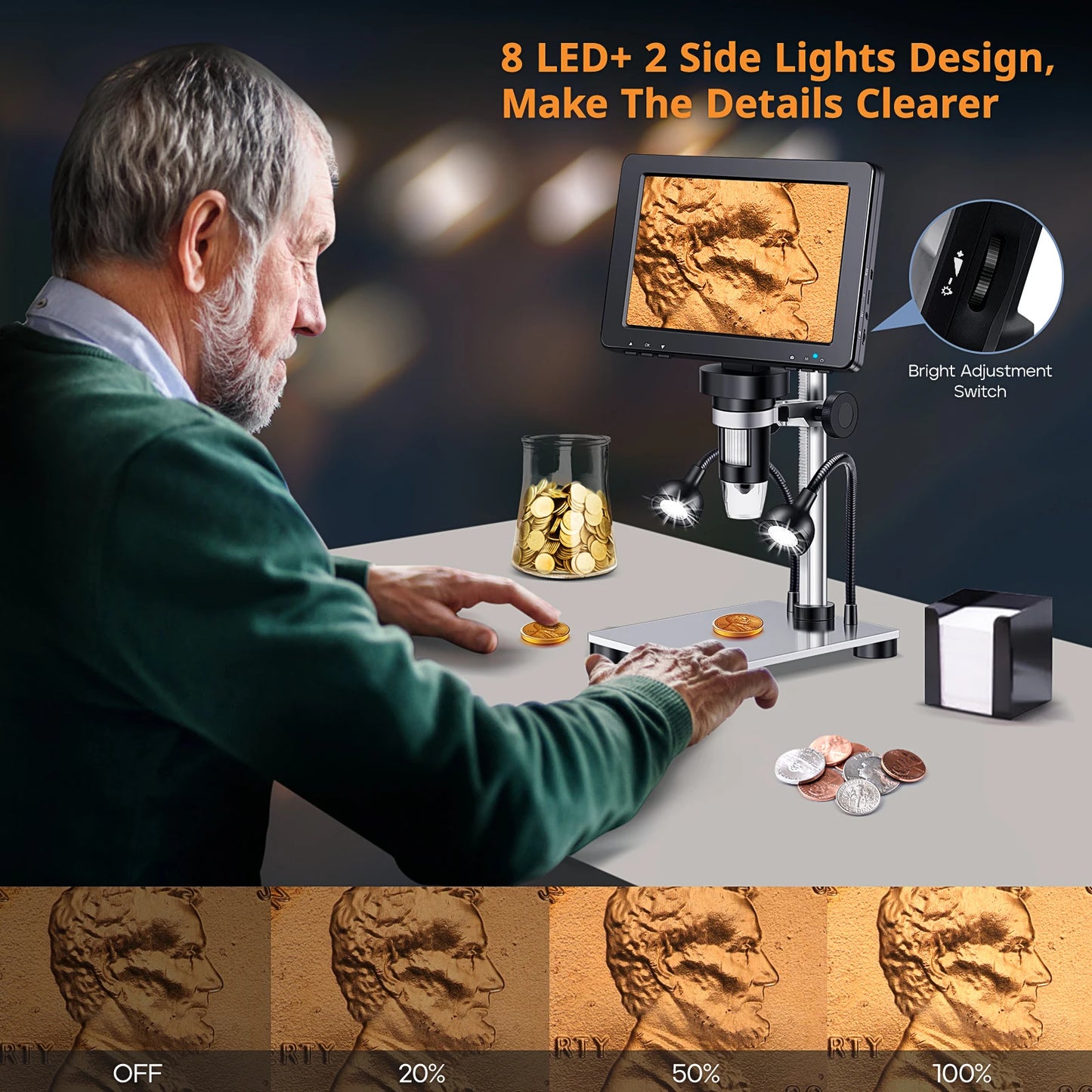 Hayve DM9 Digital LCD Microscope