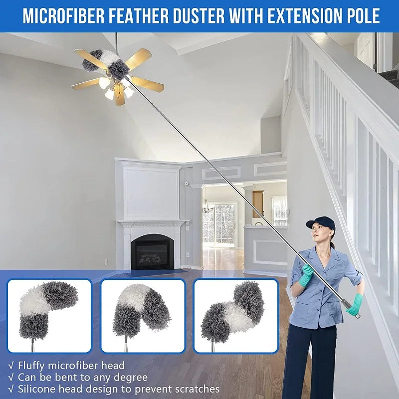 Extendable Microfiber Duster Brush