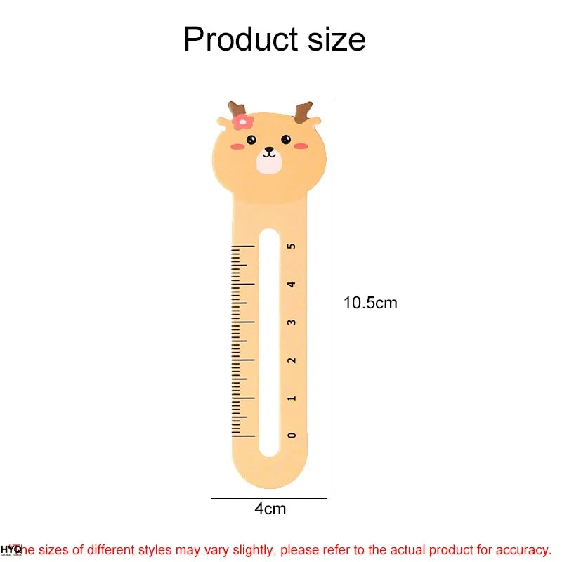 Cartoon Animal Bookmark Set