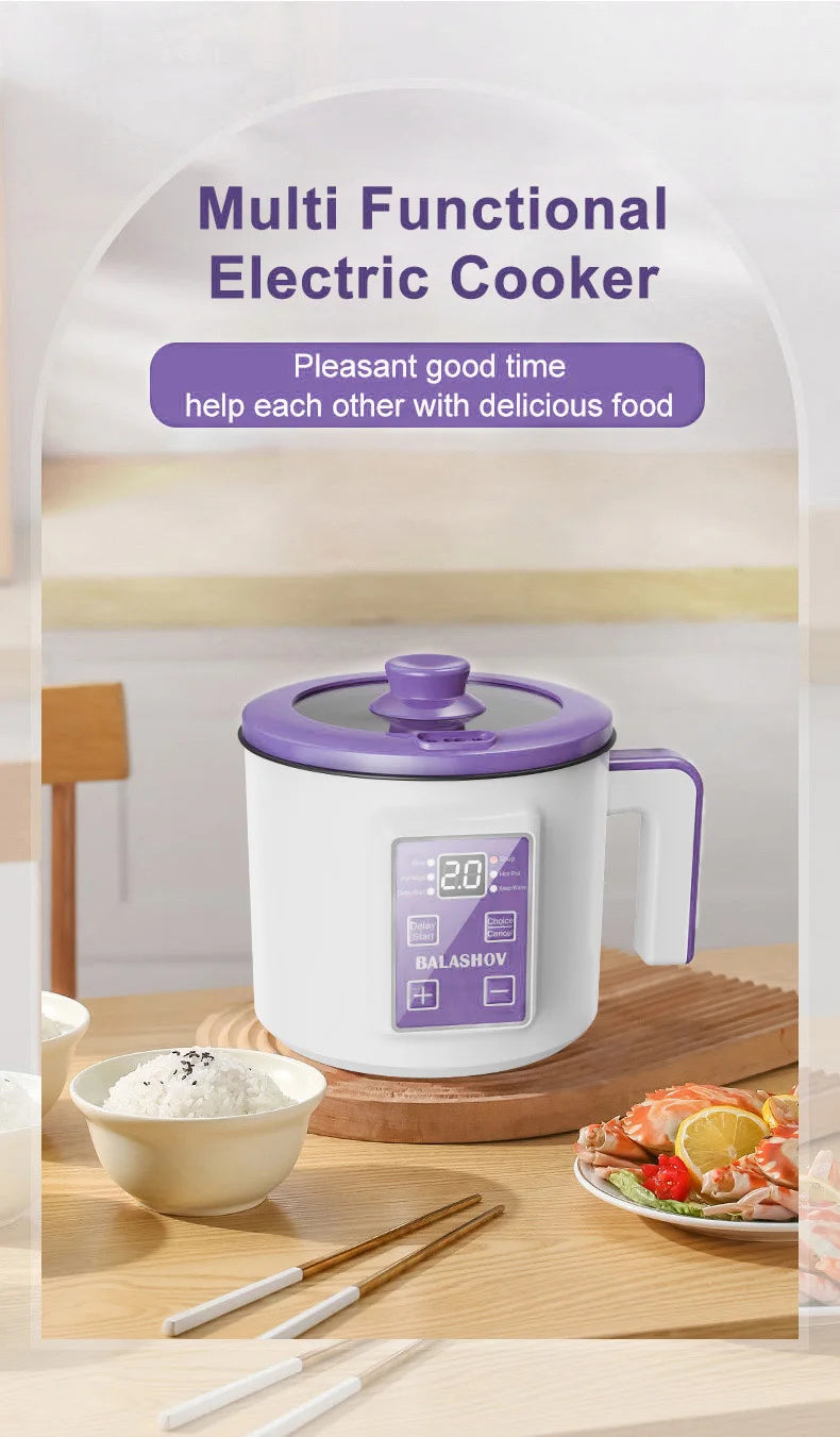 Mini Rice Cooker Steamer