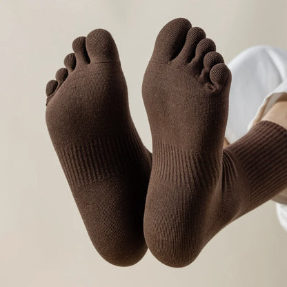 Men’s Cotton Toe Socks 6 Pairs