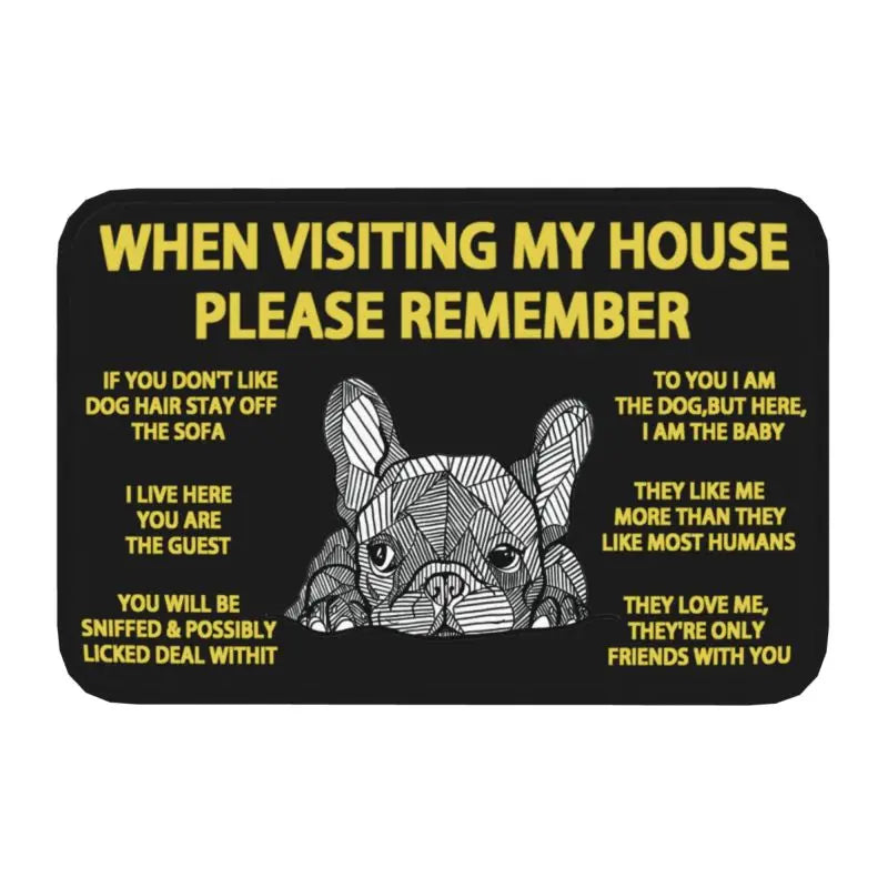 Bull Terrier Non-Slip Door Mat