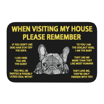 Bull Terrier Non-Slip Door Mat
