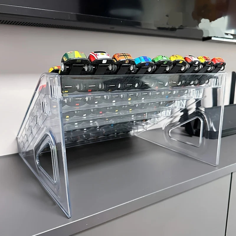 Acrylic Tiered Phone Case Display Stand