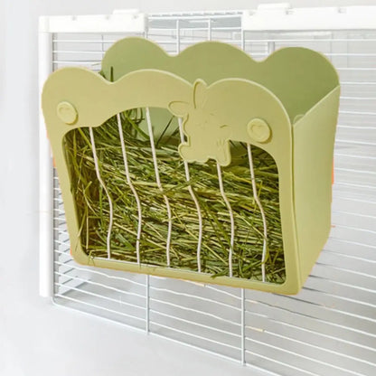 Hanging Rabbit Hay Feeder Rack