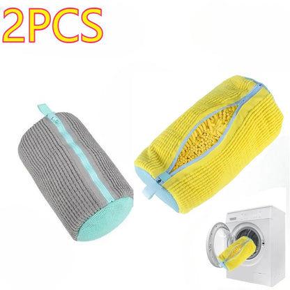 Reusable Shoe Washing Machine Laundry Bag with Zipper