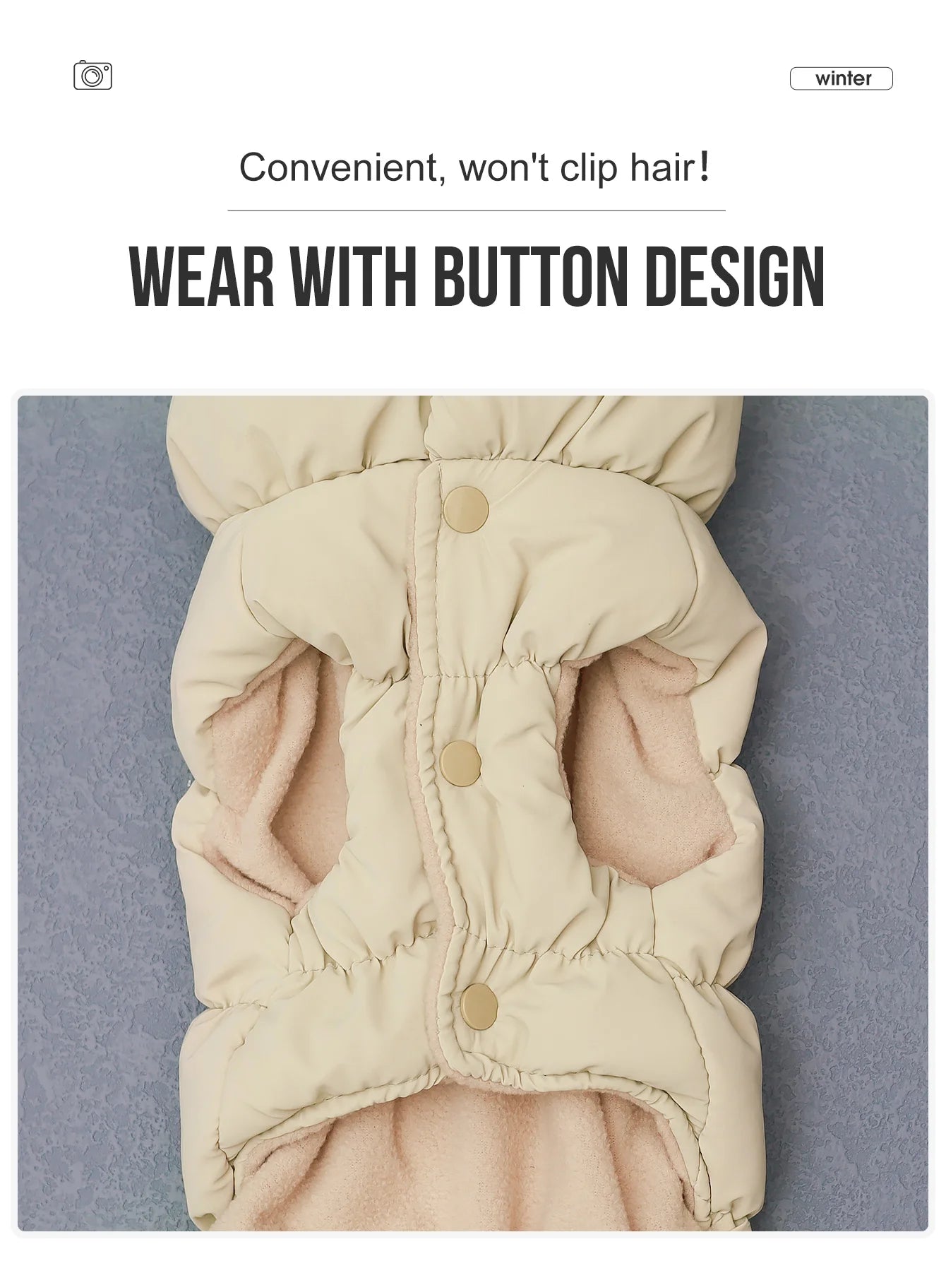 Winter Quilted Dog Jacket
