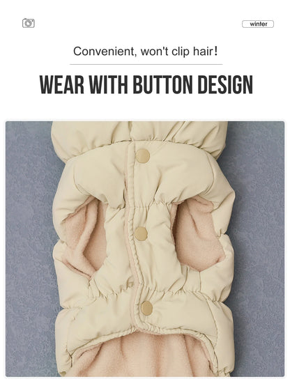 Winter Quilted Dog Jacket