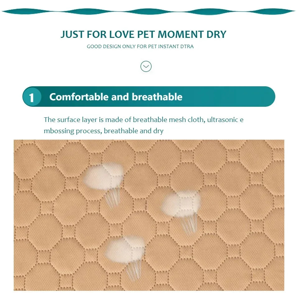 Washable Dog Pee Pad Mat