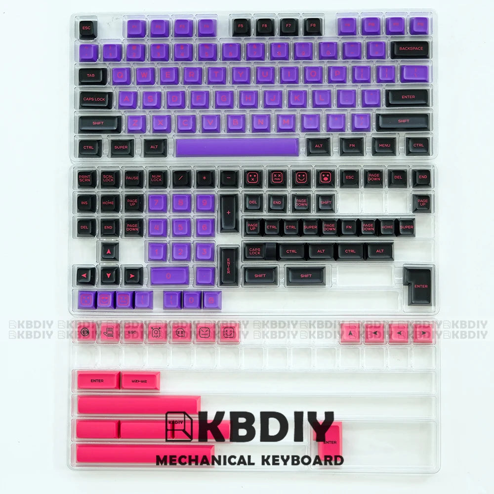 160-Key Double-Shot PBT SA Profile Keycaps for MX Mechanical Keyboards