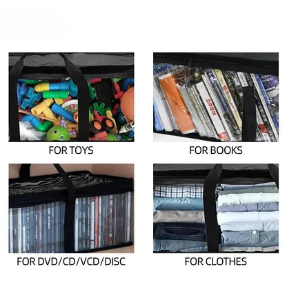 Large Transparent DVD CD Storage Bag
