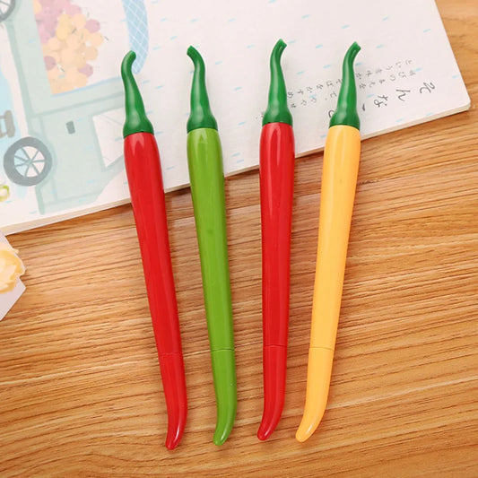 1 Pc Lytwtw's Cute Cartoon Kawaii Chili Paprika Vegetables Gel Pen