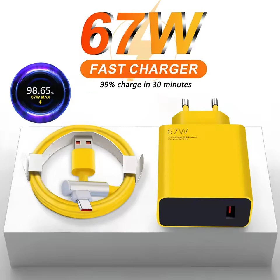 67W USB-C Fast Charger Set
