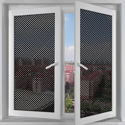 Self-Adhesive One Way Privacy Mesh Window Film