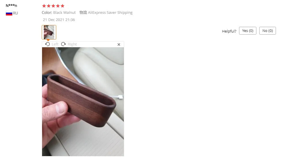 Wooden Business Card Holder Desk Organizer with Pen Slot