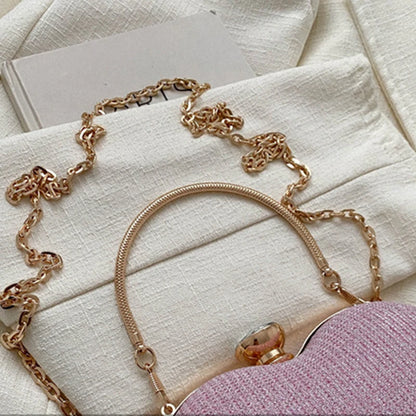 Heart Shape Evening Crossbody Bag