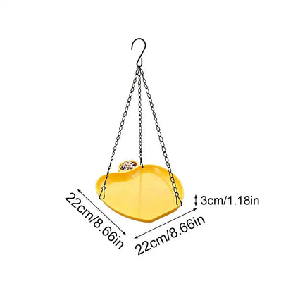 2-in-1 Hanging Bird Feeder & Bath Tray