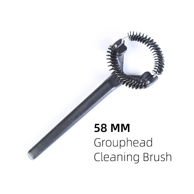 Espresso Machine Group Head Cleaning Brush with Removable Cleaning Head