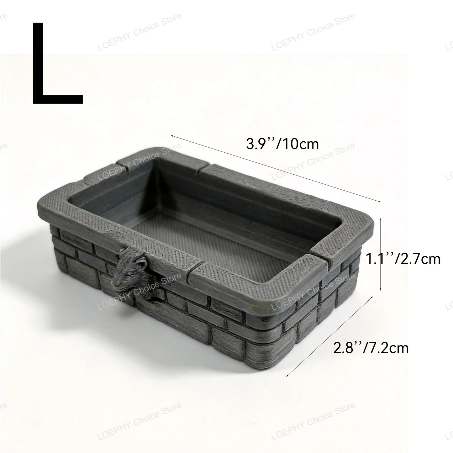 Castle Style Reptile Water Bowl