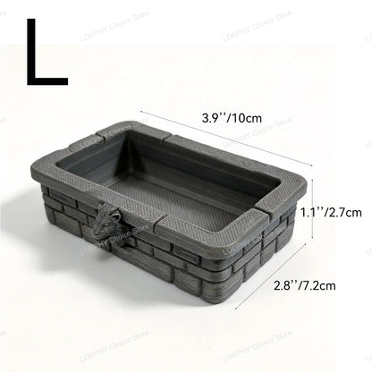 Castle Style Reptile Water Bowl