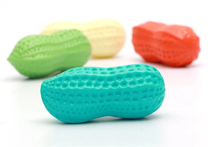 Peanut Squeaky Dog Chew Toy