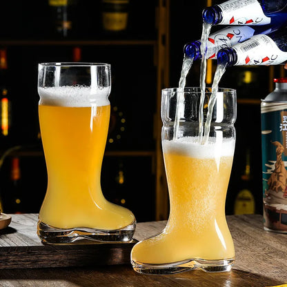 Boot-Shaped Beer Glass