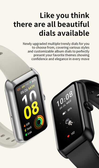 Bluetooth Health & Sports Smartwatch with Custom Dial