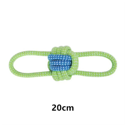 Cotton Rope Dog Chew Toy Ball