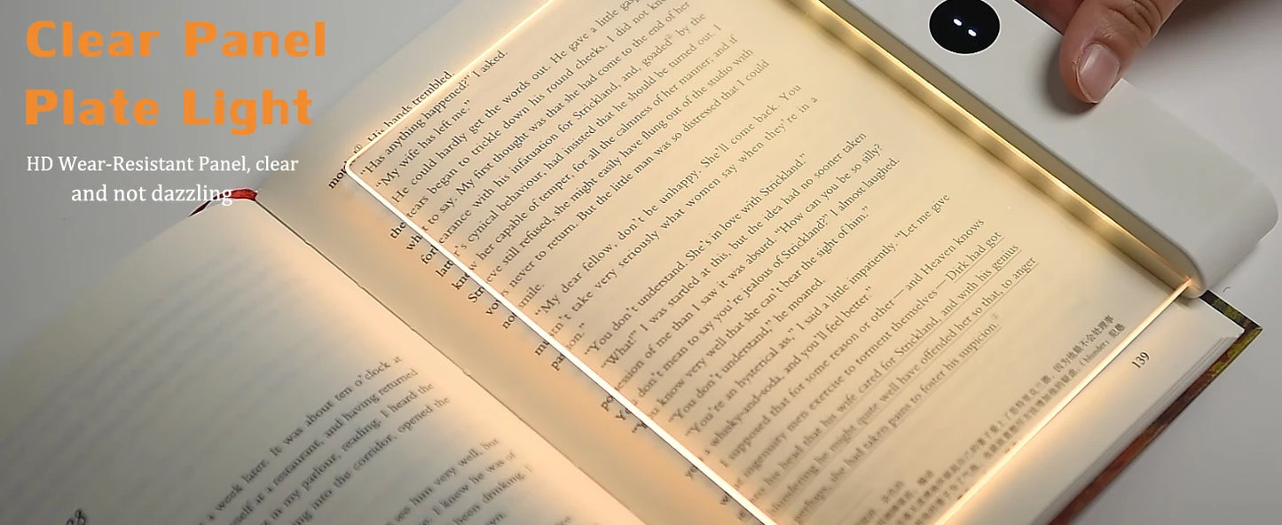 LED Flat Panel Book Reading Light