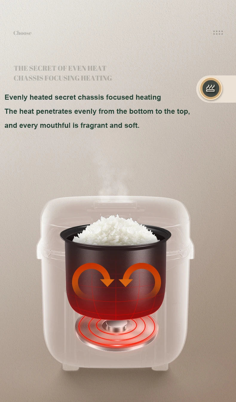 Mini Rice Cooker 1.2L