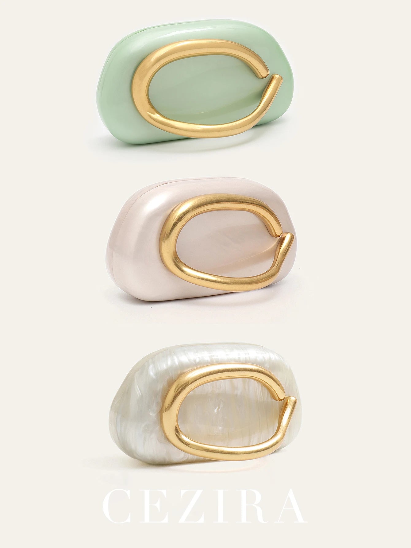 Luxury Acrylic Evening Clutch Bag