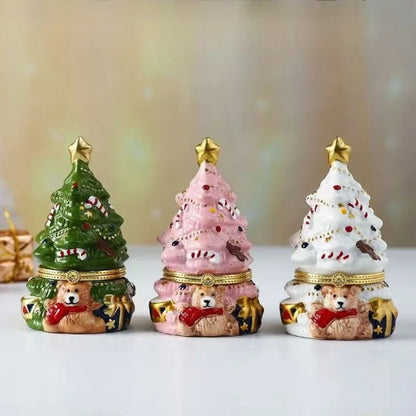Christmas Tree Jewellery Trinket Box