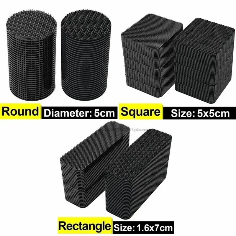 Heavy-Duty Self-Adhesive Hook & Loop Fastener Set
