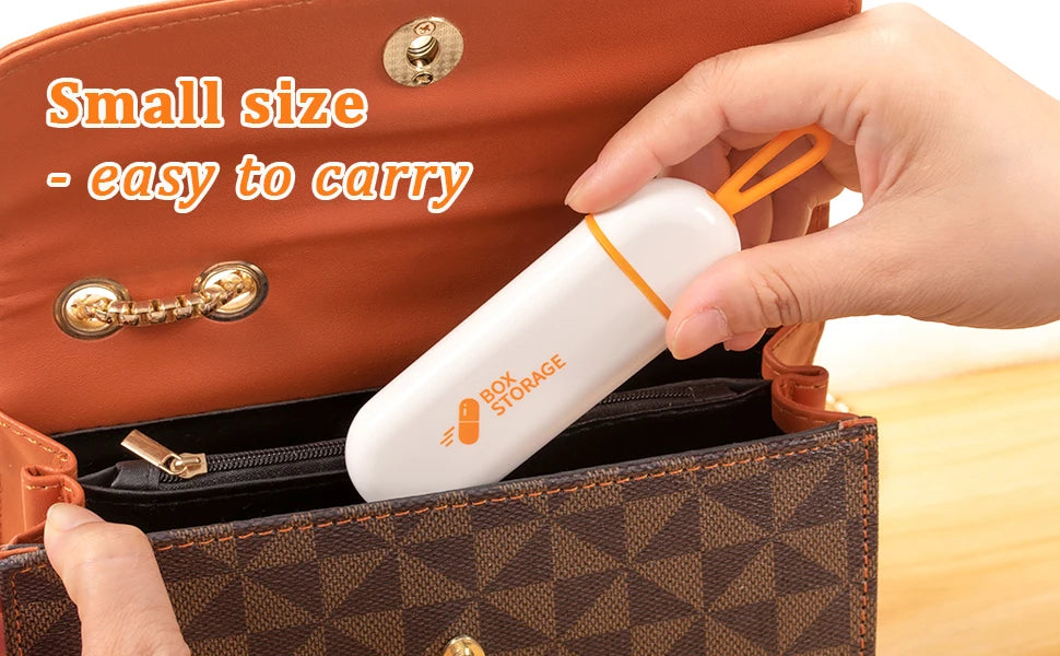 Travel Pill Organizer Case