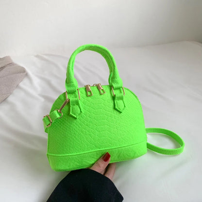Mini Textured Satchel Crossbody Bag