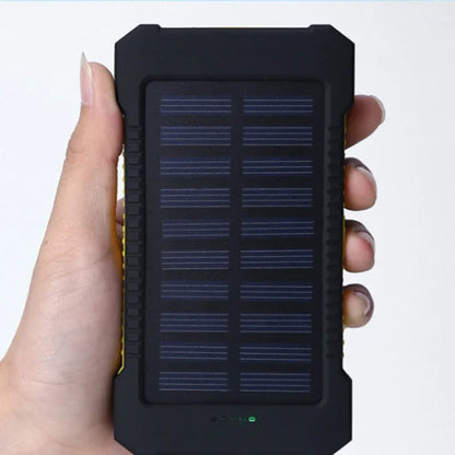 Waterproof Solar Power Bank with Dual USB